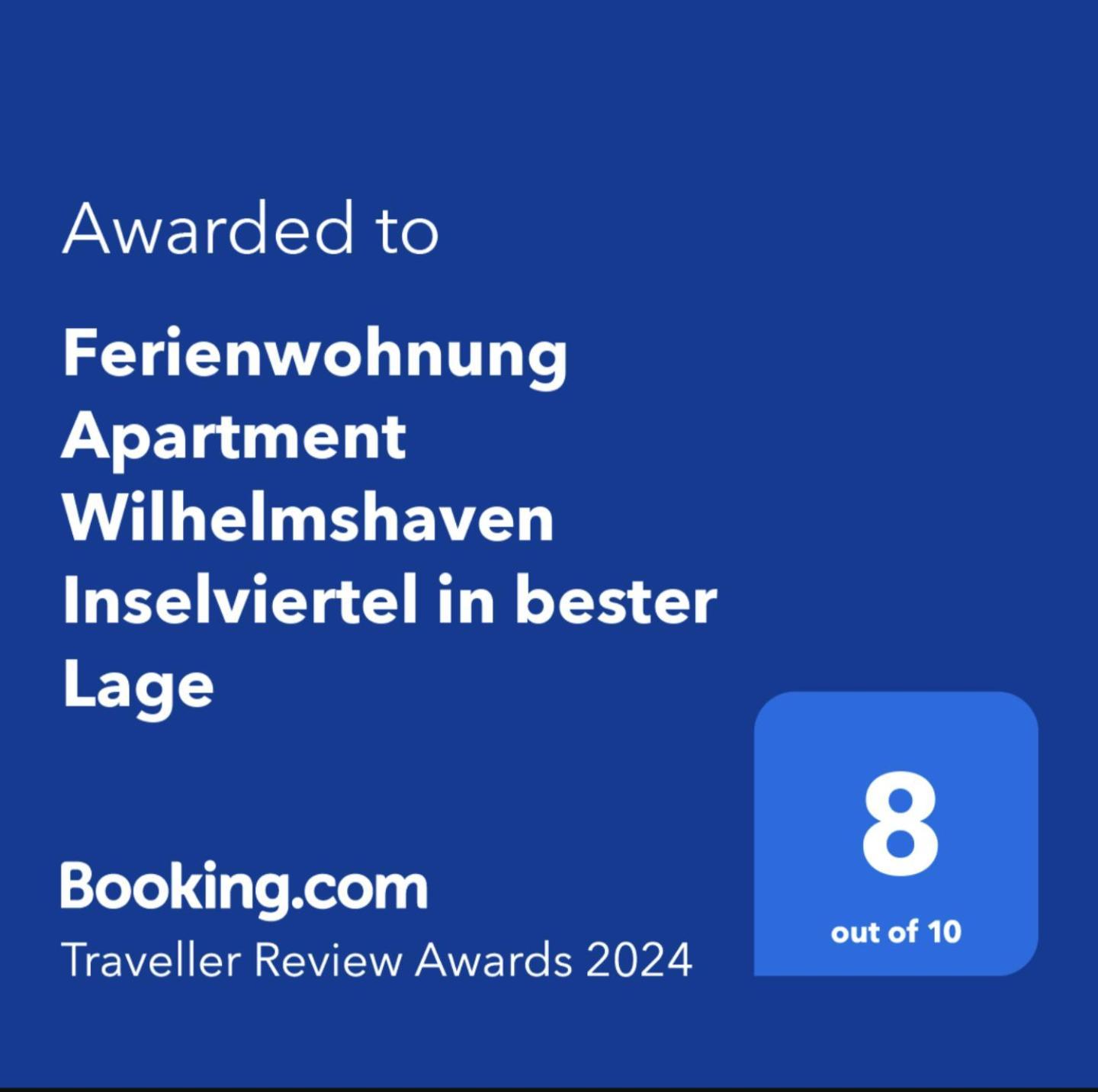 Ferienwohnung Apartment Wilhelmshaven Inselviertel In Bester Lage - Selbstaendiger Check In Moeglich Exterior photo